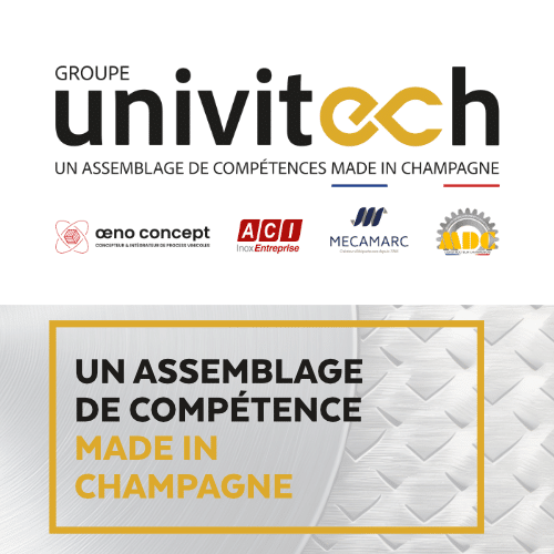 Oeno Concept rejoint le groupe Univitech - Un assemblage de compétences made in Champagne